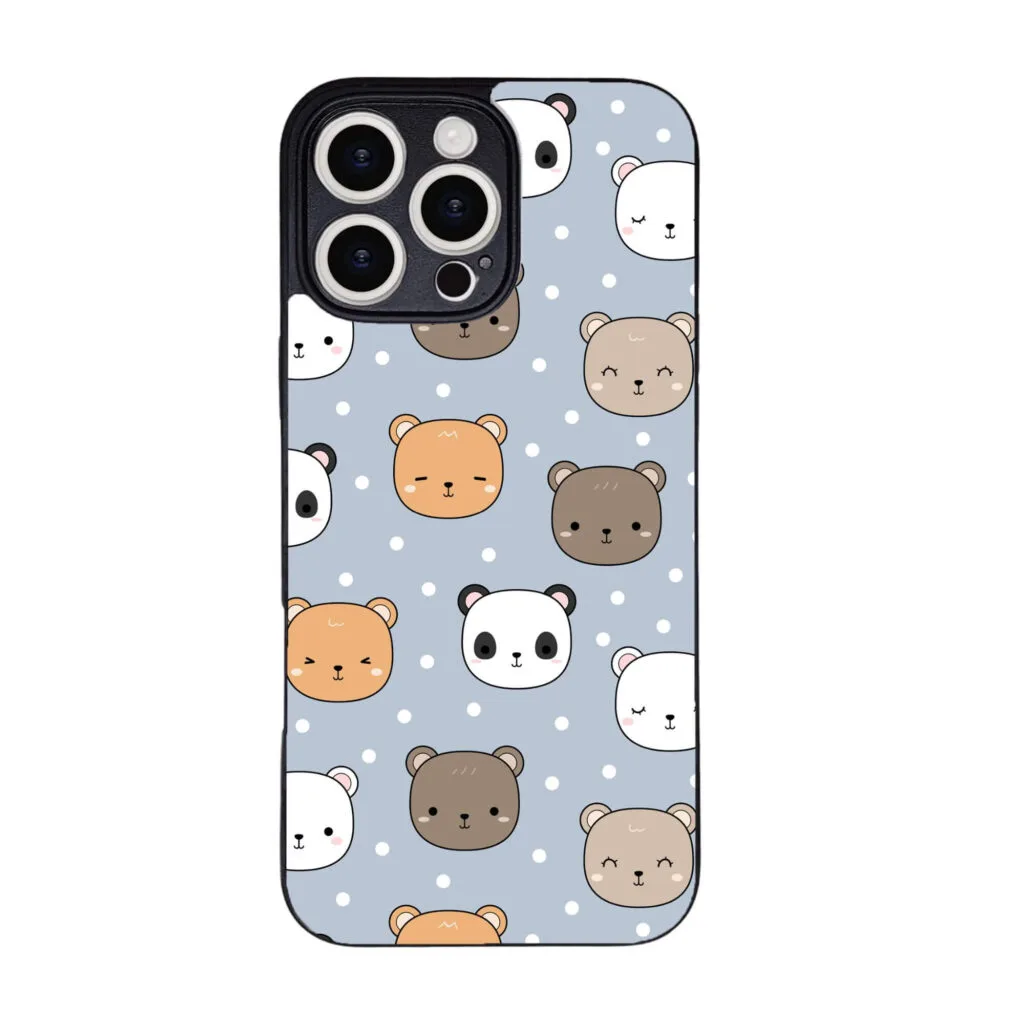 Bear Panda iPhone 16 Pro Max Phone Case