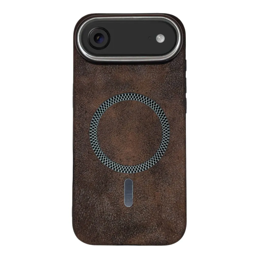 iPhone Air brown leather Magsafe Phone case Main