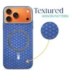 woven textured iphone 17 pro max textured woven pattern