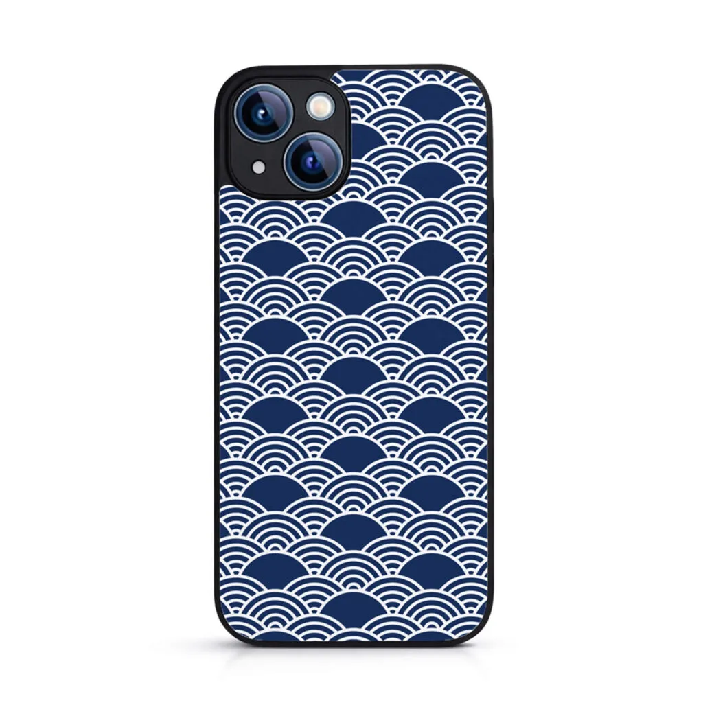 Seigaiha Pattern iphone 13 mobile cover